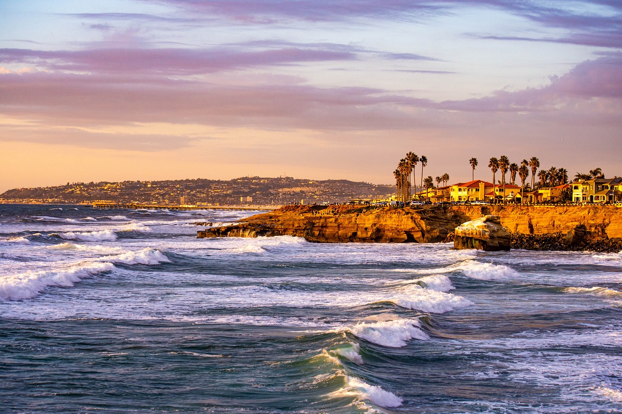 Sunset Cliffs at San Diego