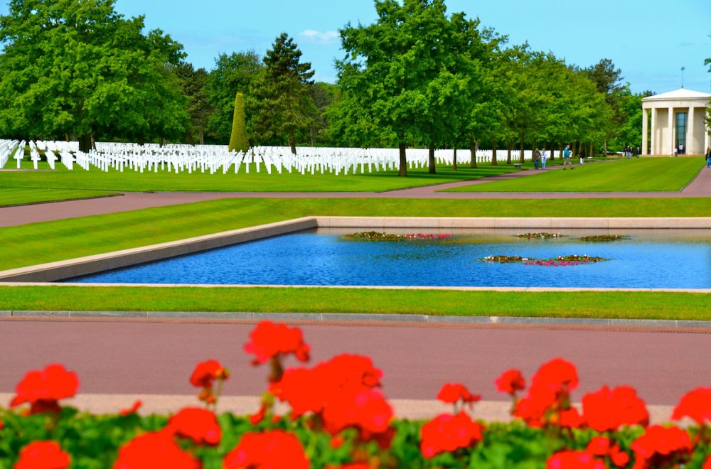 American cemetery in Normandy