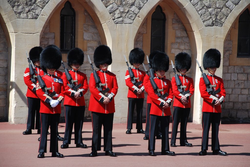 Changing of the Guards at Windsor Castle