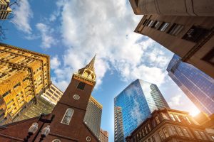 Boston architecture on Freedom Trail walking tour