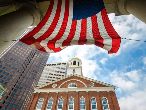 Faneuil Hall on Freedom Trail walking tour