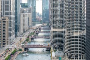 Chicago Riverwalk Marina Building