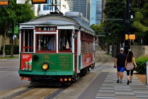 historic McKinney Avenue Trolley in Dallas