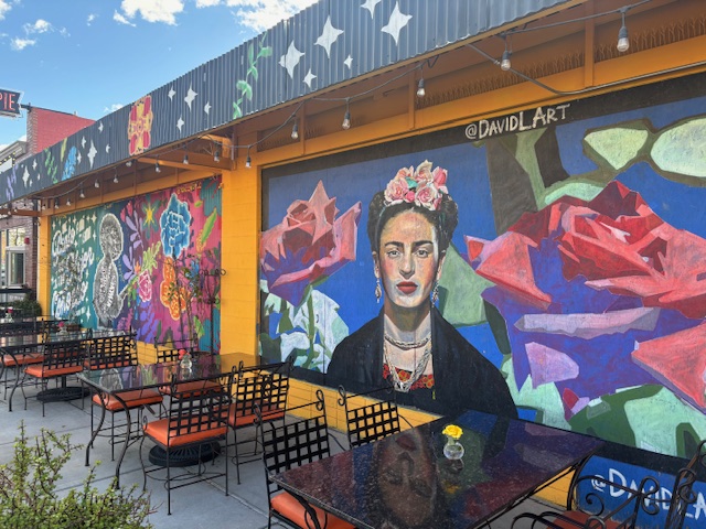 Frida Kahlo portrait in downtown Las Vegas Arts District