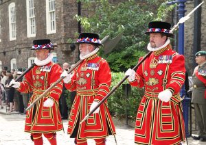 Beefeaters at the Tower of London