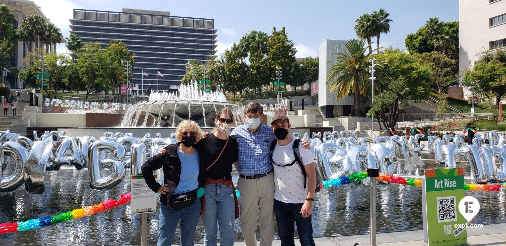 Group photo Downtown LA Tour on 13 May 2021 with Christopher