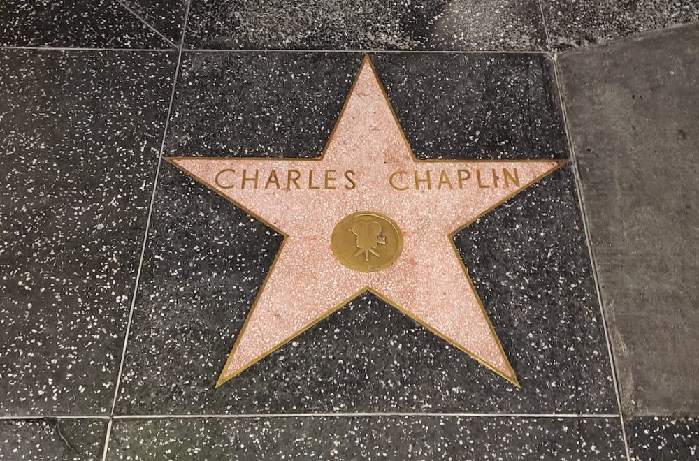 Charles Chaplin star on the Hollywood Walk of Fame