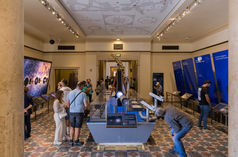 Telescope section inside Griffith Observatory