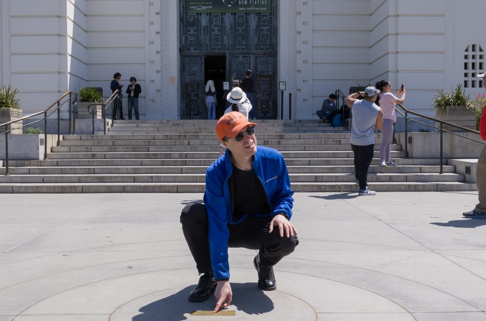 Tour Guide outside Griffith Observatory