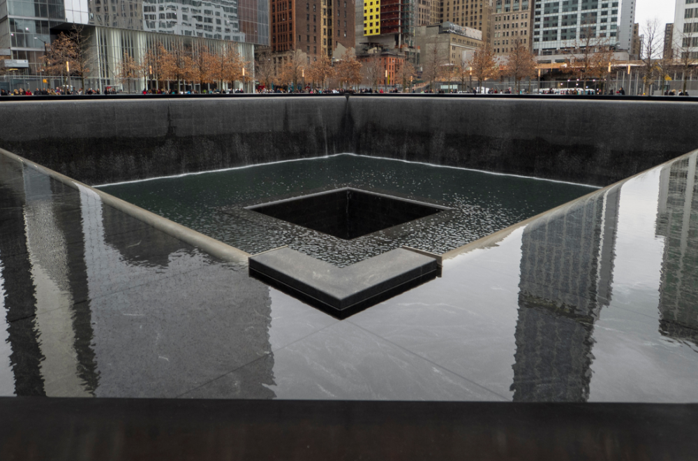 911 Ground Zero Memorial Low View