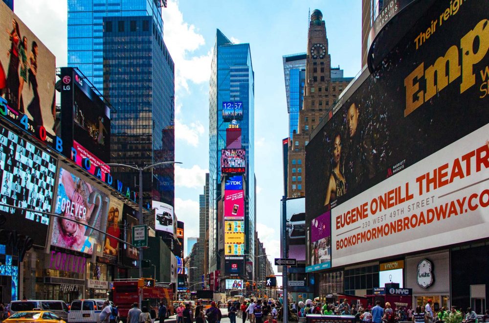 New York view of Times Square