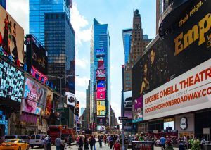 New York view of Times Square