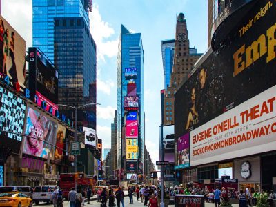 New York view of Times Square