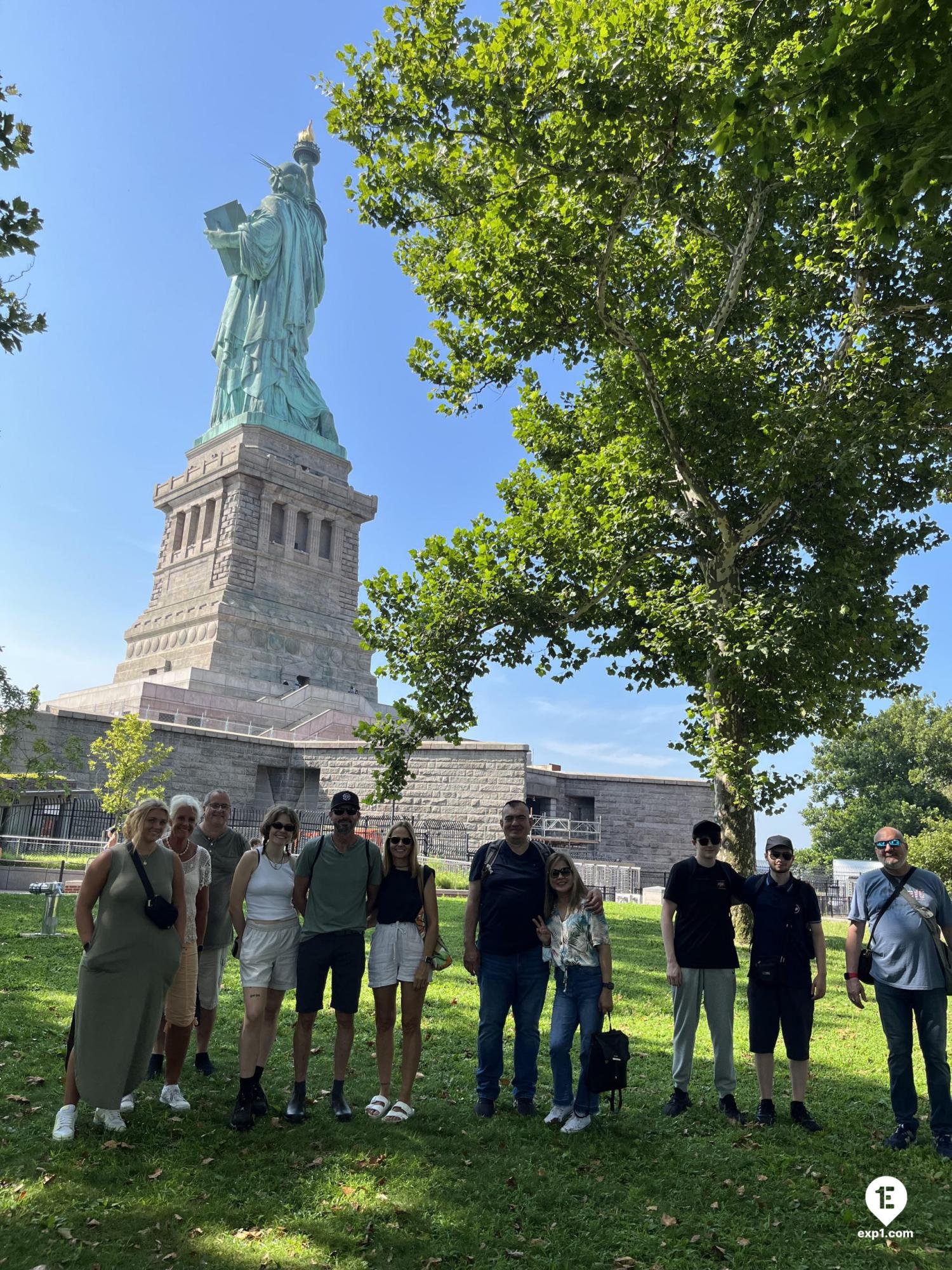 Statue of Liberty and Ellis Island Tour on 2 August 2022 with James