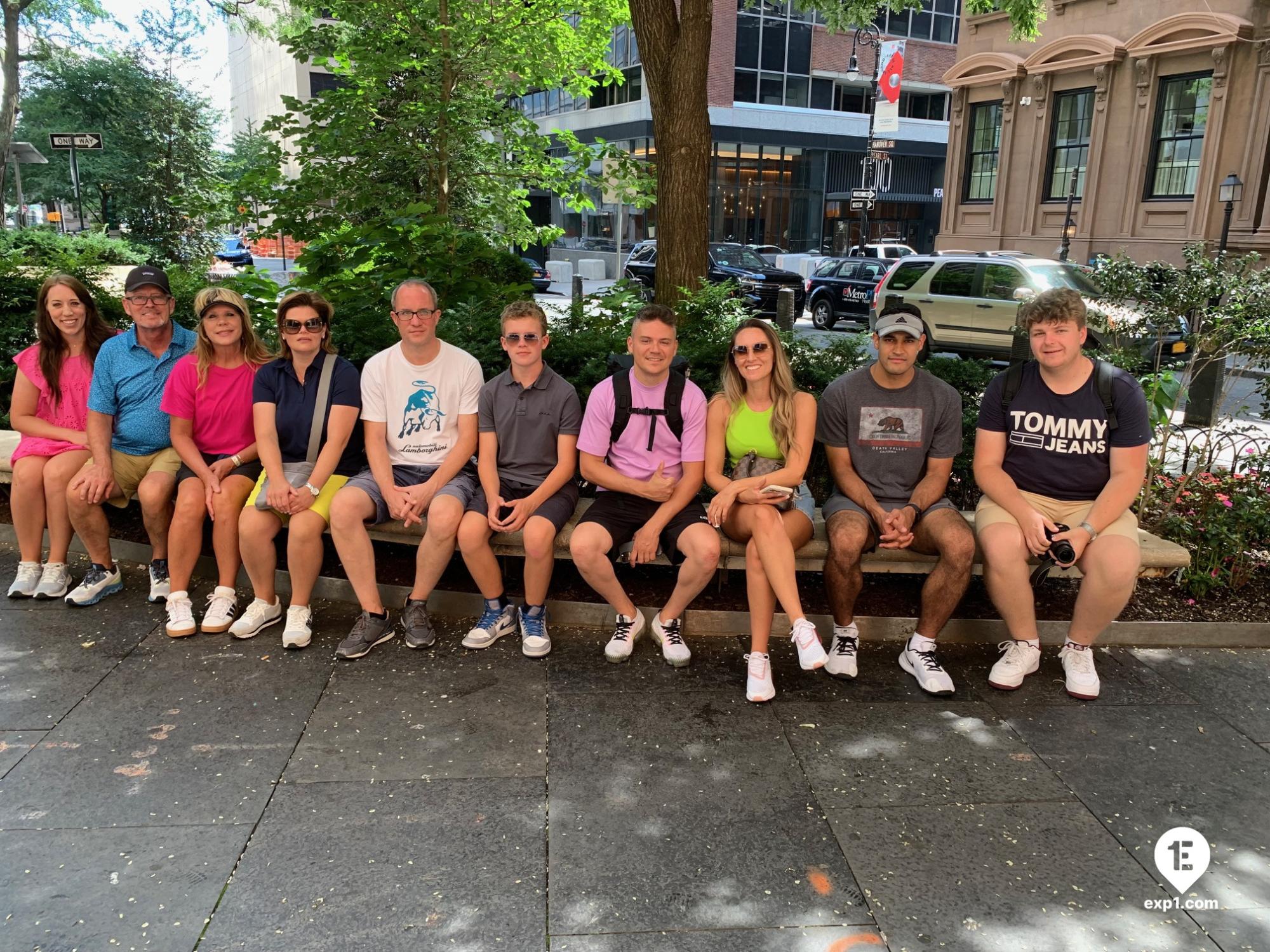 Wall Street Insider Tour on Aug 13, 2023 with Gary New York