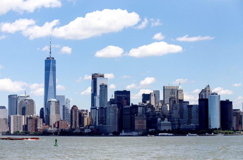 view of Manhattan skyline