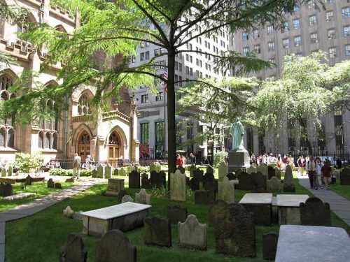 Trinity Churchyard in NYC
