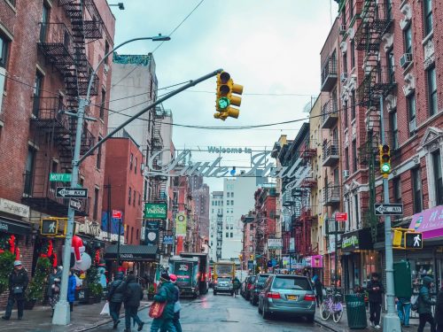 Little Italy in lower Manhattan