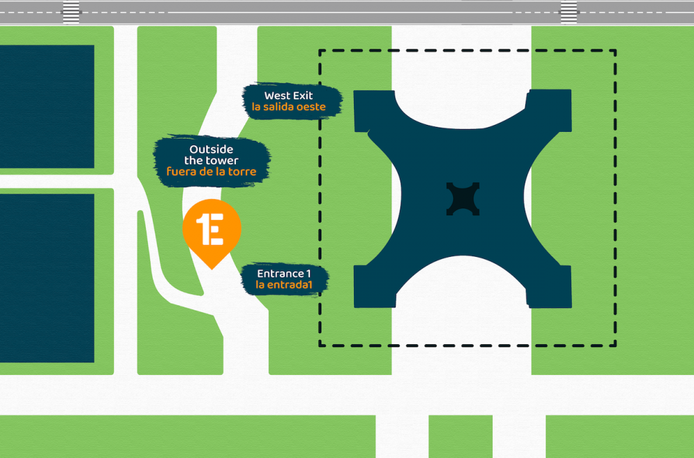 Eiffel Tower tour meeting point map