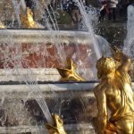 Versailles sculptures on fountain