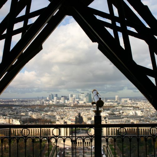 view from the eiffel tower