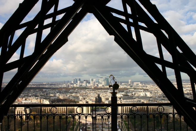 view from the eiffel tower