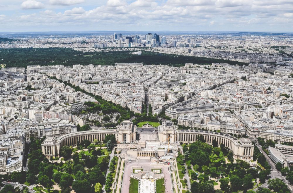 view from the eiffel tower