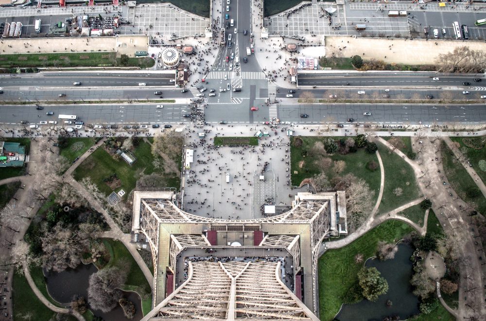 view from the top of the Eiffel Tower