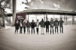 Eiffel Tower guided tour group photo