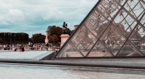 Louvre horseback statue