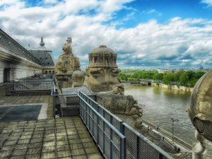 view from the Musée d'Orsay for Seine river walking tour