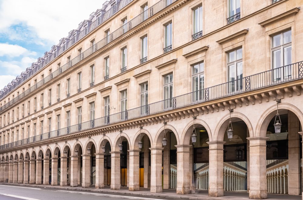 Rue de Rivoli arches