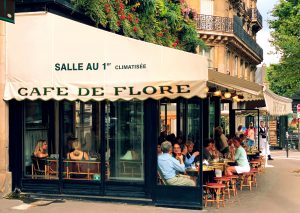 Café de Flore in Saint-Germain-des-Pres