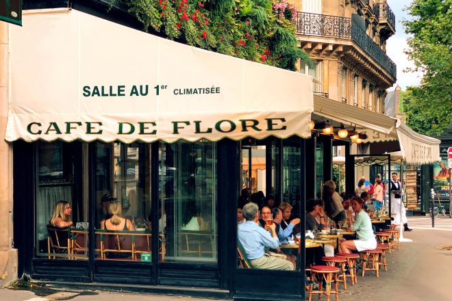 Café de Flore in Saint-Germain-des-Pres