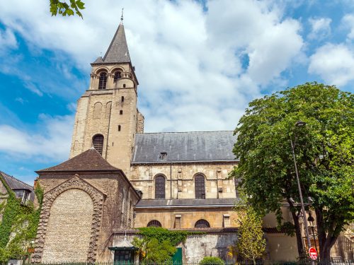 Church of Saint-Germain-des-Pres in Paris-min