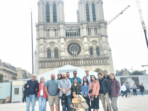 Notre Dame Outdoor Walking Tour With Crypt on Oct 5, 2023 with Sania
