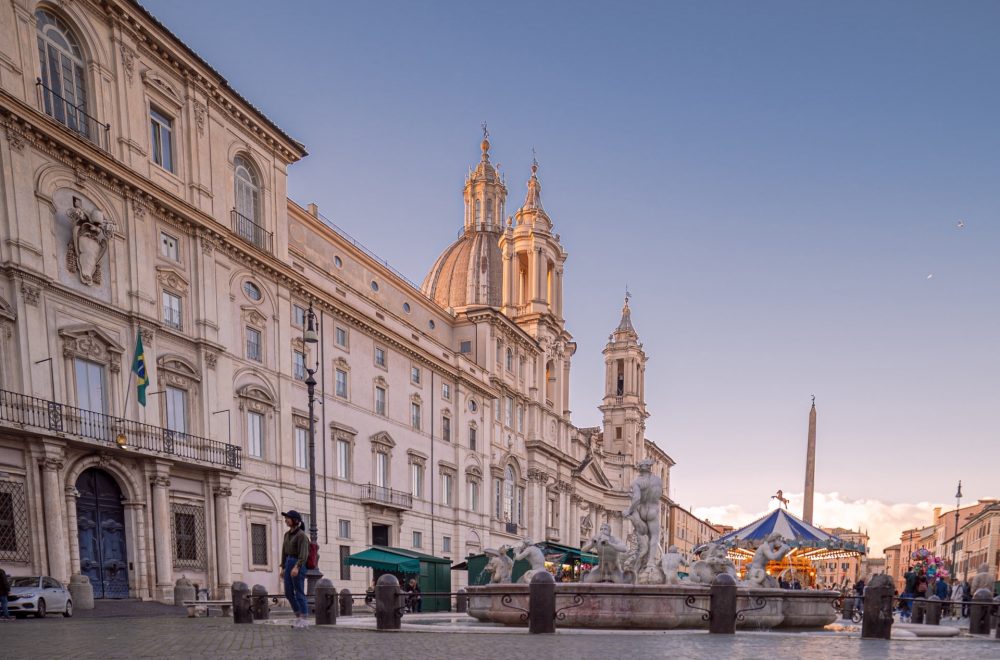Piazza Navona in the evening