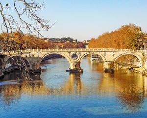 Ponte Sisto bridge in Rome