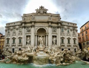 Trevi Fountain in Rome during daytime