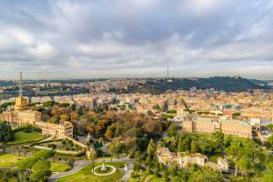 Aerial view of the Vatican Gardens from St. Peter’s Basilica (1) (1)
