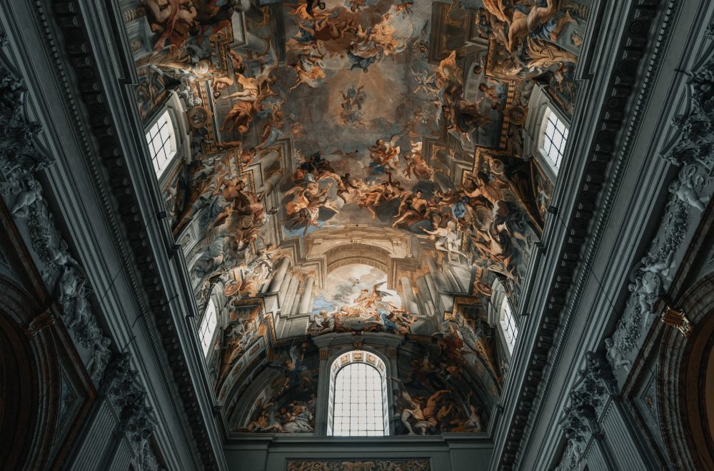 Ceiling mural St. Peter’s Basilica (1)