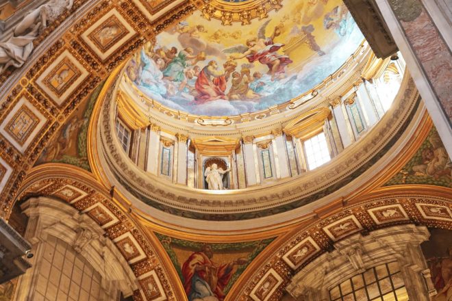 St. Peter’s Basilica ceiling fresco