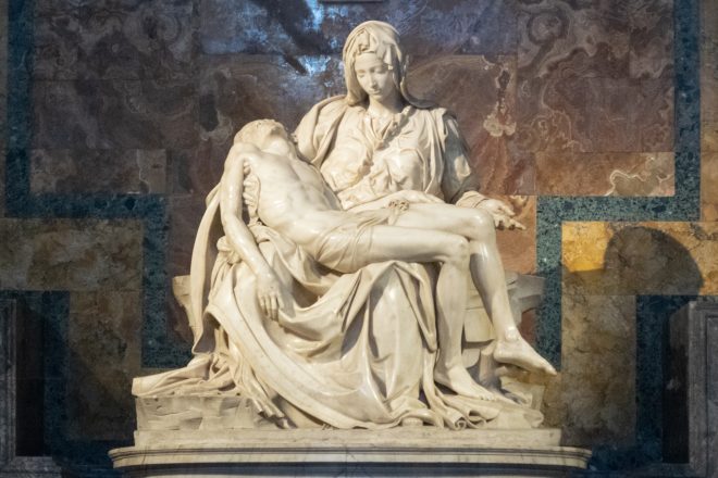 The Pieta sculpture in Saint Peter’s Basilica in Vatican City (1)