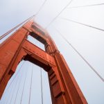 view of the golden gate pylon