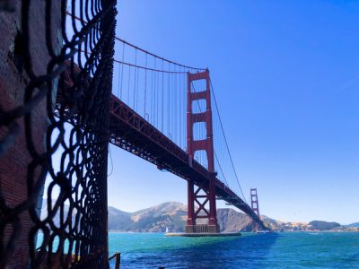 Golden Gate bridge view from private tour