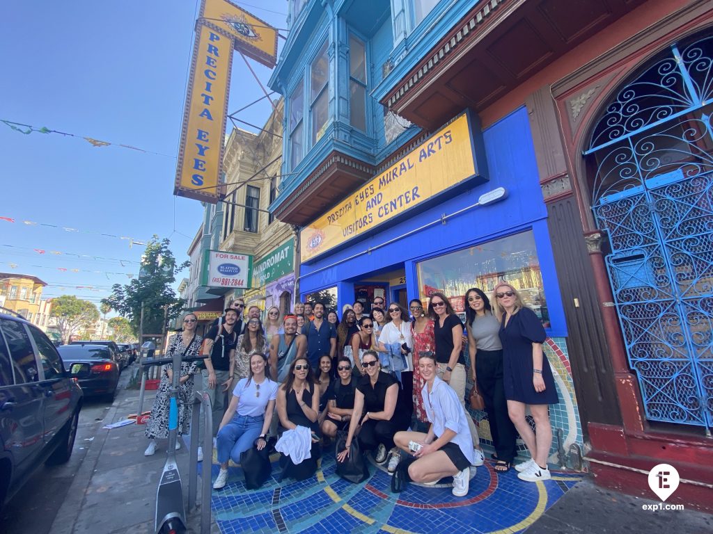 Group photo Mission District Food and Culture Tour on 8 September 2022 with Dara