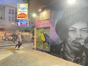 Haight Street Hendrix Mural