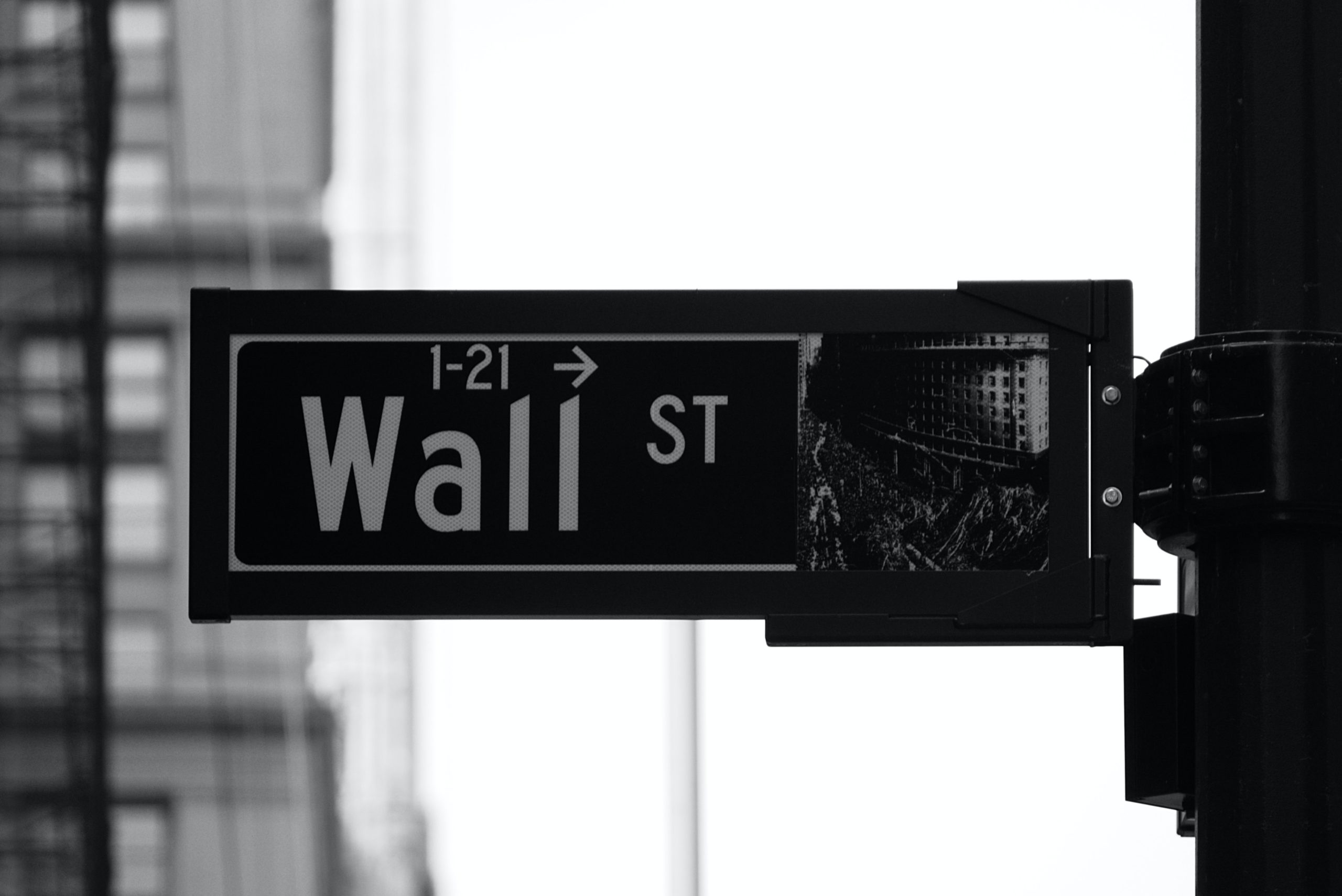 A Wall Street Sign in NYC