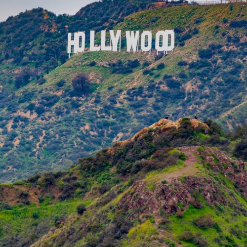 Hollywood Sign in Griffith Park in LA