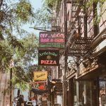 Greenwich Village shop signs in New York